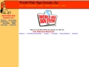 Website Snapshot of WORLD WIDE SIGN SYSTEMS, INC.